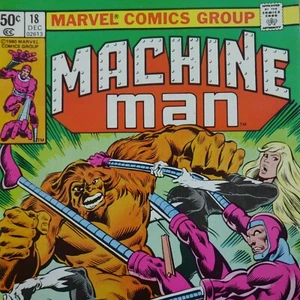 MACHINE MAN #18 "¡Solo contra Alpha Flight!" Marvel Comics 1980 - Imagen 1 de 8