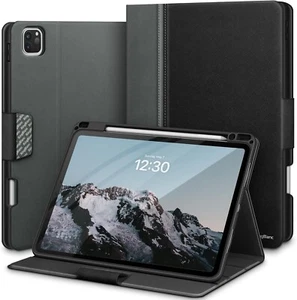 KingBlanc Case iPad Pro 11" 2024 M4 5th Generation GEN PU Leather Black BoxH888 - Picture 1 of 10
