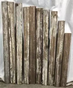 Reclaimed Wainscoting Bead Board Pieces, Architectural Salvage Vintage A50, - Picture 1 of 10
