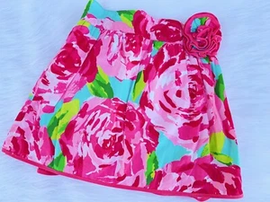 🦄 Lilly Pulitzer First Impressions Hotty Toddy Pink Girl NWOT Skirt Size 4T 5T - Picture 1 of 4