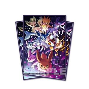 60PCS Trading Card Pokémon TCG Eevee Trading Card Sleeves 67X92mm Standard Size - Picture 1 of 2