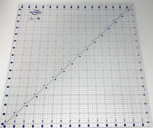 Quilting Ruler "Spin About" by Quiltcut 16.5" square quilting ruler NEW - Picture 1 of 2
