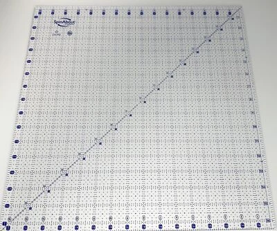 Regla de acolchado "Spin About" de Quiltcut 16,5" regla de acolchado cuadrada NUEVO Foto 1 de 2