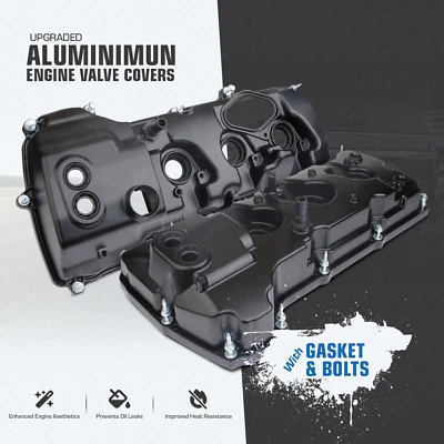Upgraded Valve Covers Set 13-16 Ford F-150 15-17 Ford Expedition 3.5L T Aluminum - Image 1 of 4