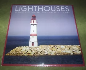 Lighthouses 2011 Calendar - New and Sealed in Wrapper - 12" x 12" - Picture 1 of 3