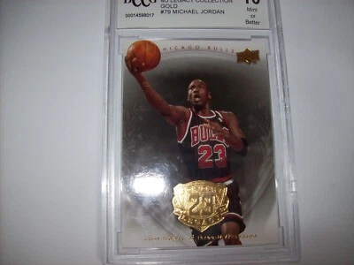 2009-10 UD Jordan Legacy Gold #79 Michael Jordan Bulls HOF BCCG 10 Free Shipping - Image 1 of 4