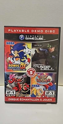 Nintendo GameCube Preview Disc Sonic Splinter Cell Billy Hatcher Complete - Image 1 of 3