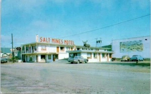 1960s Canada Postcard Salt Mines Motel Wawa Ontario B.A. Turcott List Businesses - Picture 1 of 2