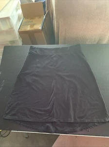 Toad & Co Black Solid Pull on Mini Skirt size Medium - Picture 1 of 11