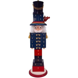 Kurt Adler Hollywood Nutcrackers, Advent Calendar Soldier Nutcracker, 30" - Picture 1 of 6
