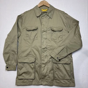 National Geographic Travel Canvas Field Jacket Safari Coat L Multi Pocket Lined - Picture 1 of 19