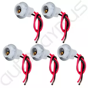 5pcs T10 Bulb Socket Clearance Cab Running Lights Extension Holder Harness New - Picture 1 of 4