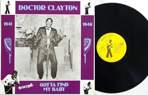 Doctor Clayton – Gotta Find My Baby Vinyl LP 1987 Denmark Swingtime – BT-2005 - Picture 1 of 3