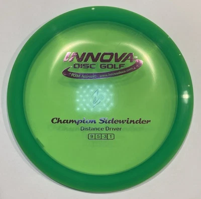 Innova 💎 Champion Sidewinder - Swoosh Stamp Embossed Jade OOP 167g Rare 💎 - Image 1 of 4