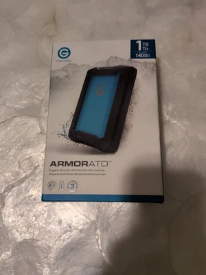 G-Technology 0G10433-1 1TB ArmorATD All-Terrain Rugged External Hard Drive USB-C - Image 1 of 4