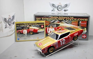 1969 Bobby Allison #12 Cyclone 1/24 University of Racing Diecast Autographed - Picture 1 of 2