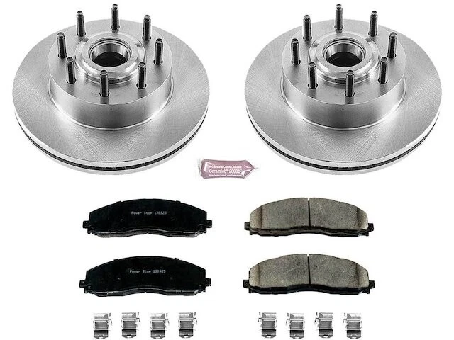 Kit de pastillas de freno delanteras y rotor para Ford F350 Super Duty 2014 2013-2022 DN266ZJ Foto 1 de 1