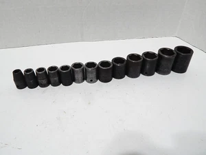 SNAP-ON 1/2" DRIVE 13 PC 3/8-1-1/8 6 POINT IMPACT SOCKET SET IM SERIES - Bild 1 von 4