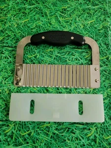 Cortador de arrugas de chef mimado - Cortador de papas fritas/picador de ensaladas de verduras con cubierta - Imagen 1 de 3