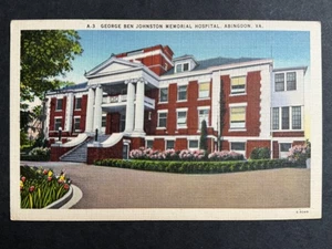 Vintage Postcard George Ben Johnston Memorial Hospital Abingdon Virginia - Picture 1 of 2