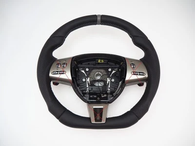 $ JAGUAR XF X250 XK S R XFR XKR 08-12 Flat bottom Steering wheel included - Image 1 of 4