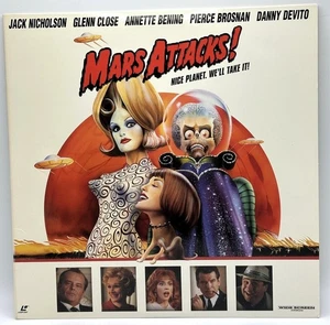 ~ Mars Attacks! ~ Widescreen Laserdisc LD ~ Jack Nicholson Danny Devito - Picture 1 of 2