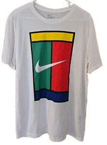 Nike Shirt Herren L weiß Challenge Court Tennis 2016 [NEU MIT ETIKETT] - Bild 1 von 7