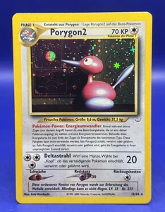Pokemon Porygon2 12/64 Neo Revelation Holo Rare Holo LP GERMAN - Picture 1 of 12