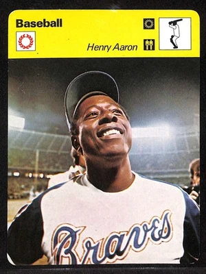 1977 Sportscaster #316 Hank Aaron HOF Henry Series 3 quase perfeito D91714 - Imagem 1 de 2