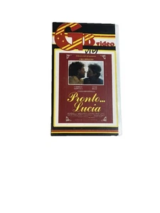 Vintage Italian Pronto... Lucia Ciro Ippolito Carmelo Zappulla VHS TAPE Rear - Picture 1 of 4