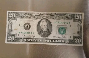 1974 Series A 20 Dollar Bill - Picture 1 of 3