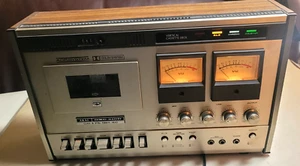 VINTAGE AKAI (GXC-510D) 1976 unico cassette verticale sistema Dolby - Foto 1 di 18