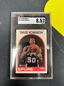 1989-90 NBA Hoops Basketball David Robinson Rookie #310 SGC 8.5