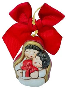 Thun Krippe Presepe Ceramic Nativity Mary & Baby Jesus Christams Ornament Figure - Picture 1 of 9