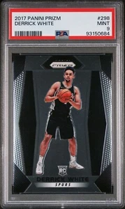 2017-18 Panini Prizm Derrick White #298 PSA 9 MINT Rookie RC Boston Celtics - Picture 1 of 2