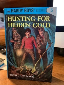 Vintage Hardback Classic The Hardy Boys HUNTING FOR HIDDEN GOLD 1990 - Bild 1 von 4