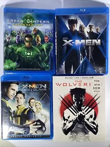 Blu-ray lot of 4 | X-men - X-men First Class - The Wolverine - Green Lantern - Picture 1 of 1