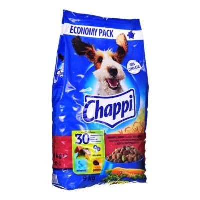 5900951252839 CHAPPI Rind & Geflügel Trockenfutter für Hunde - 9 kg Chappi - Bild 1 von 2