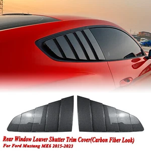 Persiana lateral con aspecto de carbono para Ford Mustang MK6 15-23 - Imagen 1 de 9
