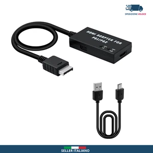 Adattatore HDMI per PS2/PS1, PS1/PS2 a HDMI Convertitore Supporta 4:3/16:9   - Foto 1 di 12