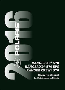 Polaris Owners Manual Book 2016 RANGER CREW 570 - Bild 1 von 12