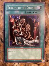 Tribute To The Doomed YSD-EN026 Yu-Gi-Oh! Card Light Play 1st Edition