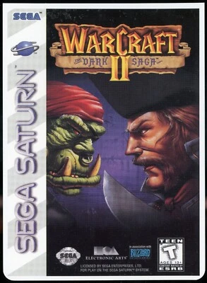 Warcraft II Dark Saga Sega Saturn VidPro Vid Pro Card Authentic HTF Rare - Image 1 of 2