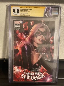 Amazing Spider-Man #6 Derrick Chew Firmado Artgerm Coleccionables Comercio SS CGC 9.8 - Imagen 1 de 2