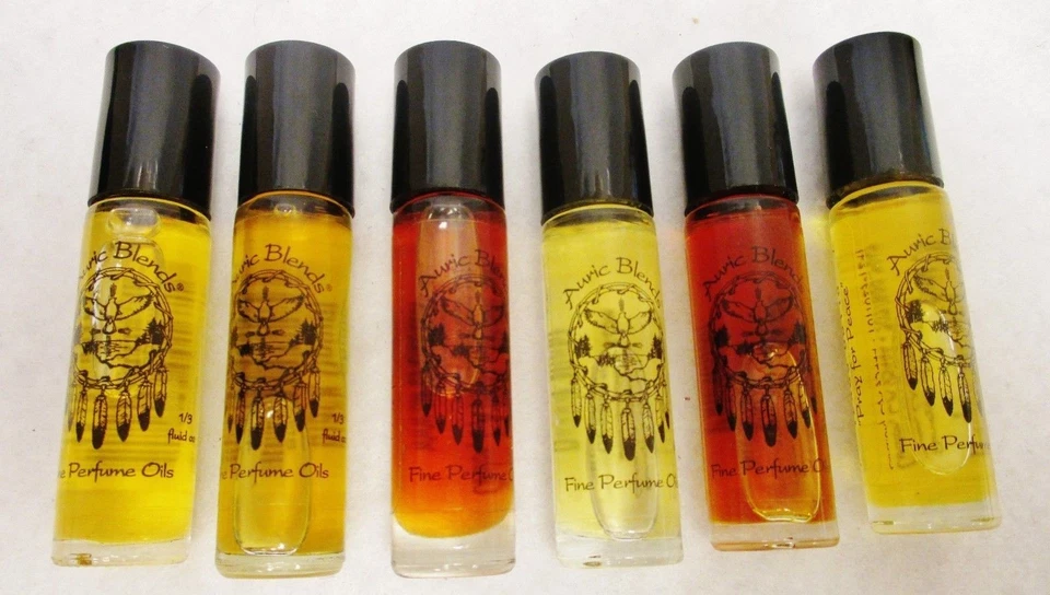 5x Nuevo Aceite de Perfume Fino Madreselva Dorada Mezclas Áuricas 1/3 OZ Roll-on Foto 1 de 1
