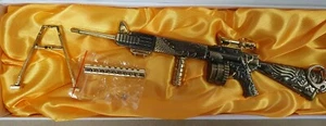Pistola de rifle de asalto automática modelo Colt M16A3 LMG 23 cm de largo UKSeller P&P gratis - Imagen 1 de 6