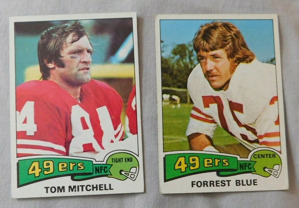 1975 Topps San Francisco 49ers Football Card Pick one  - Image 1 of 1