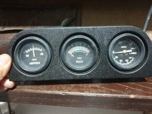 RARE JDM VINTAGE ULTRA  VOLTS / AMP/ TURBO  52mm GAUGES AE86 R30 R31 Skyline - Picture 1 of 12