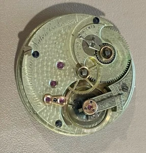 Philadelphia Watch Co, E. Paulus, 19 Jewels, 8 Size, Running, Repair Parts Only - Picture 1 of 5
