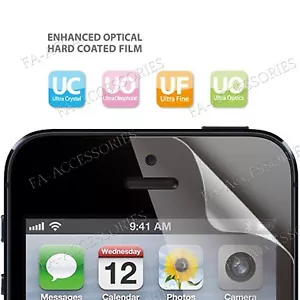 Protector contra arañazos de pantalla transparente para iPhone Samsung HTC Nokia BlackBerry película - Imagen 1 de 6